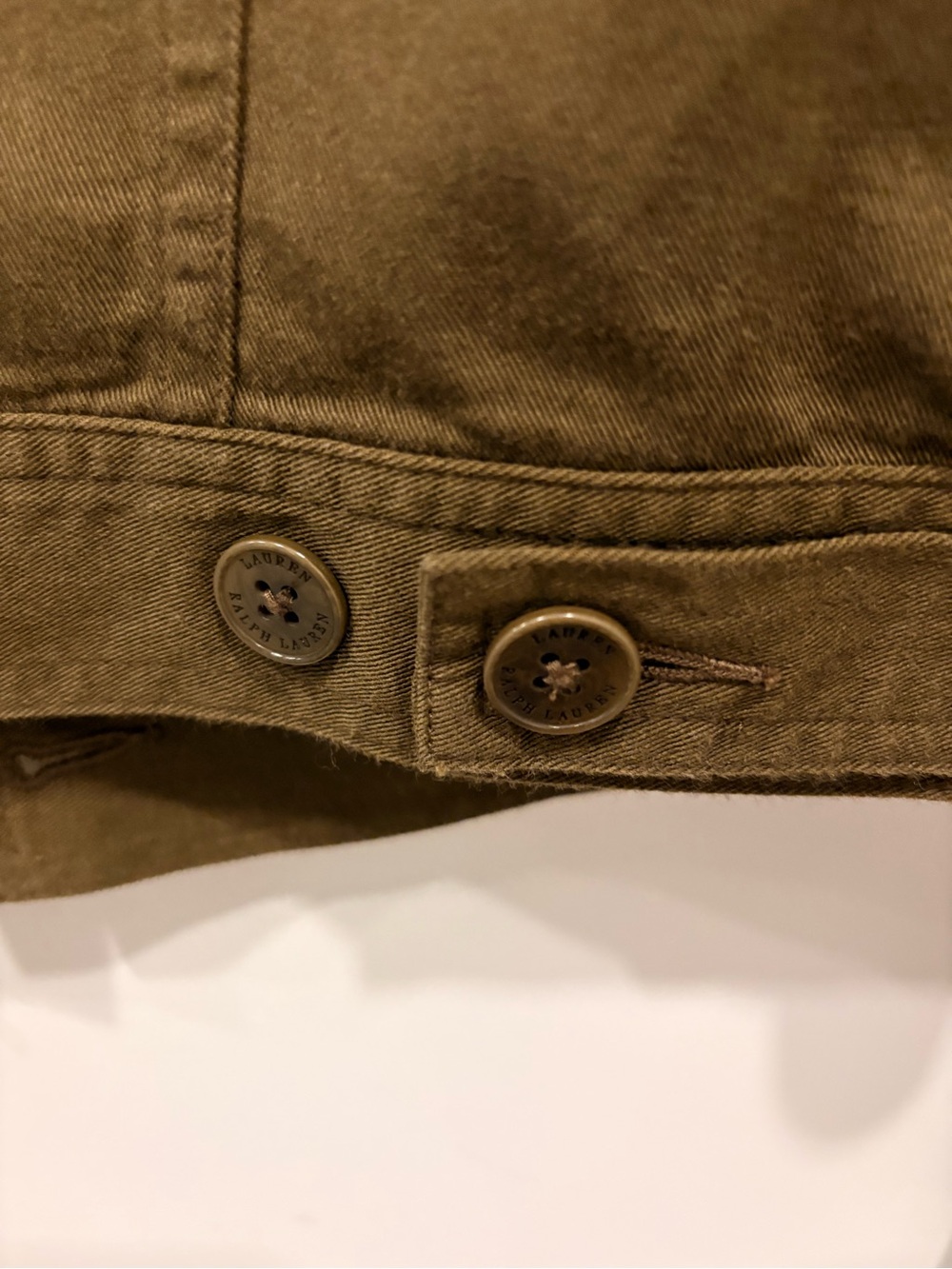 Ralph Lauren Jacket Lightweight 6-Pocket Army Olive Green Women Small Petite - Picture 4 of 7